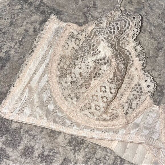 🏷️ 5 for $25 - ASOS Nude Lace Unlined Bra - Picture 3 of 8